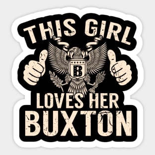 BUXTON Sticker